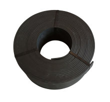 Bedkant 10 meter sort plast